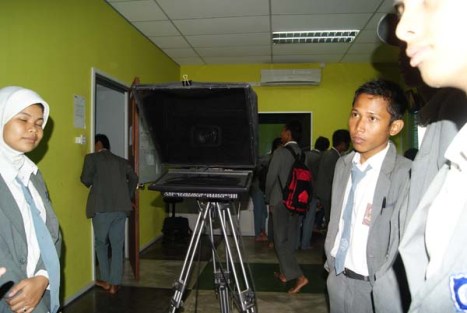 Teleprompter nya STV Teleprompter nya STV