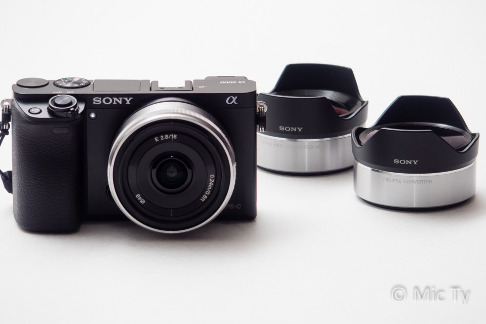 Lensa SEL 16mm + Adapter